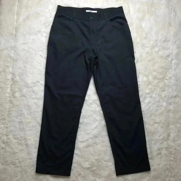 Perry Ellis Portfolio Dress Pants Black  Size 34 - Picture 2 of 16